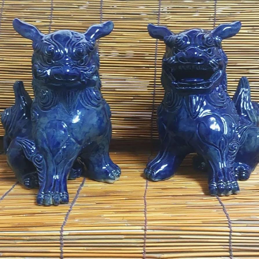 シーサー　置物　沖縄　獅子　陶器　オブジェ　インテリア シーサー 獅子 陶器 オブジェ 置物 インテリア 工芸品 美術品